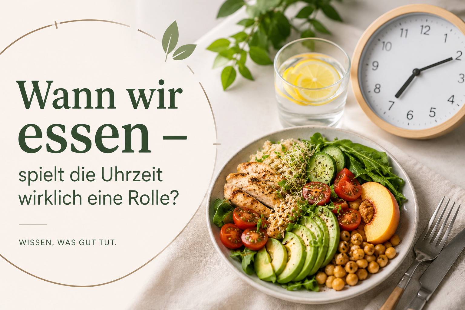 Du betrachtest gerade Wis­senshap­pen des Monats: Wann wir essen – spielt die Uhrzeit wirk­lich eine&nbsp;Rolle?